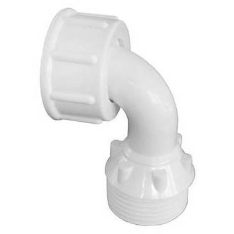 foto del prodotto raccordo curvo per carico lavatrice mf 3/4 bianco dh