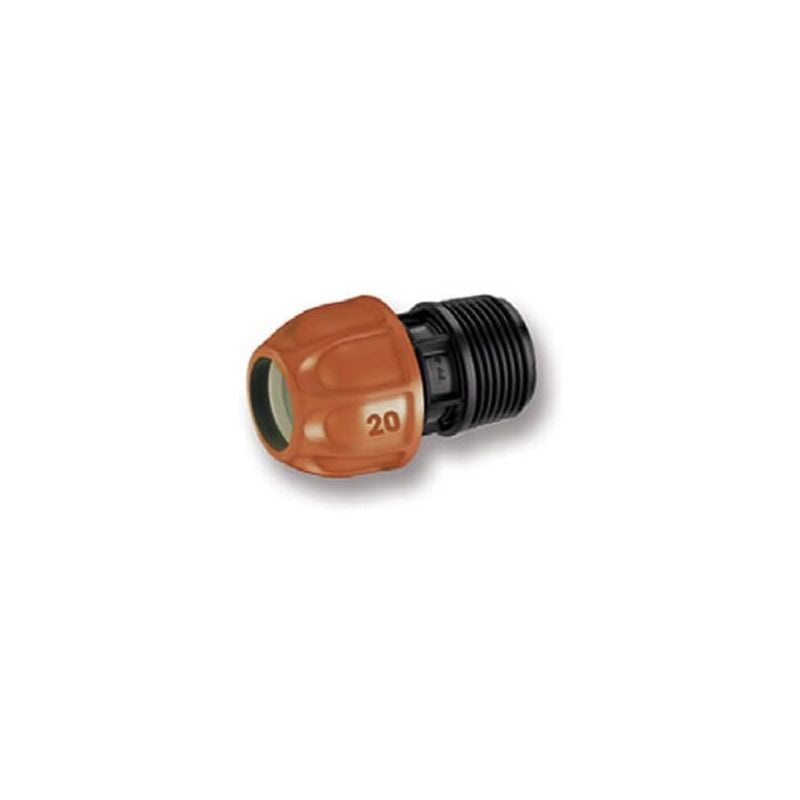 foto del prodotto raccordo d. 20mm filetto 1 m per irrigazione interrata