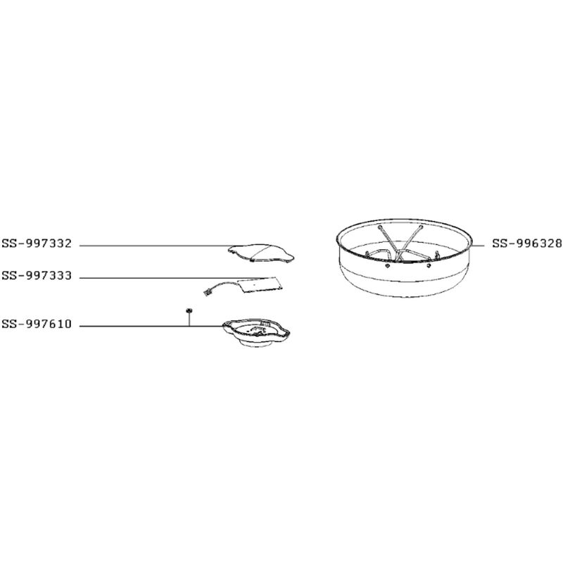 foto del prodotto raccordo della maniglia codice ss 997332 cookeo vaporiere, cuocitori a vapore moulinex 4348789