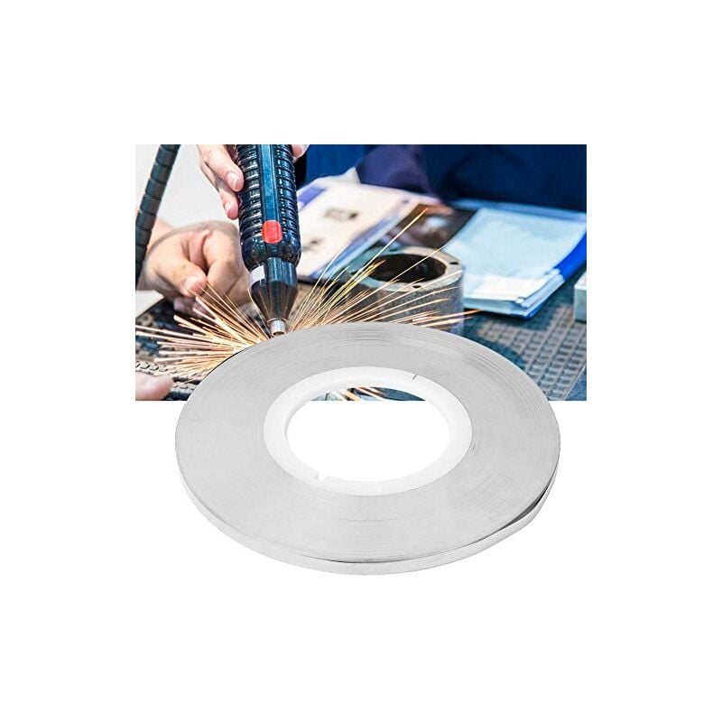 foto del prodotto raccordo di collegamento nichelato, spessore 0,12 mm, per saldatrice a punti a batteria da 1 kg 0,12 x 7 mm zoternen