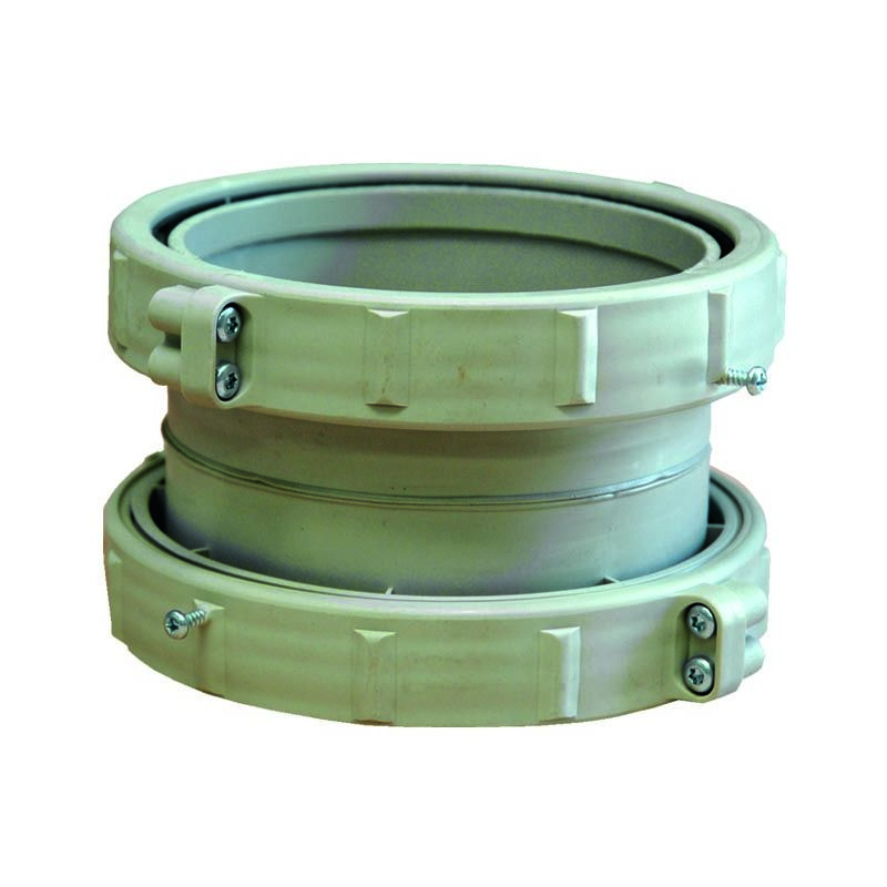 foto del prodotto raccordo di giunzione pph flessibile flessibile raccordo flex flex per tubo pph d.110