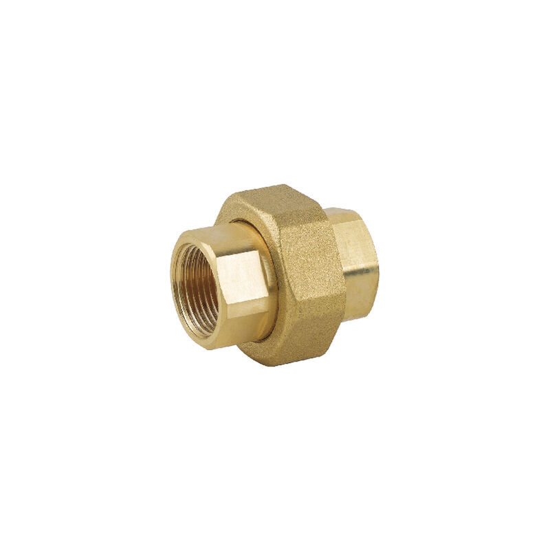 foto del prodotto raccordo diritto con o ring 3 pz ff in ottone giallo 1