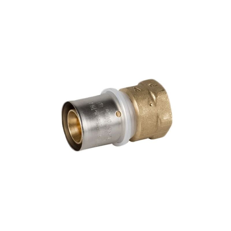 foto del prodotto raccordo diritto femmina 20x2,5 x 1/2 - pexal brass - raccordo a pressare vs0170323