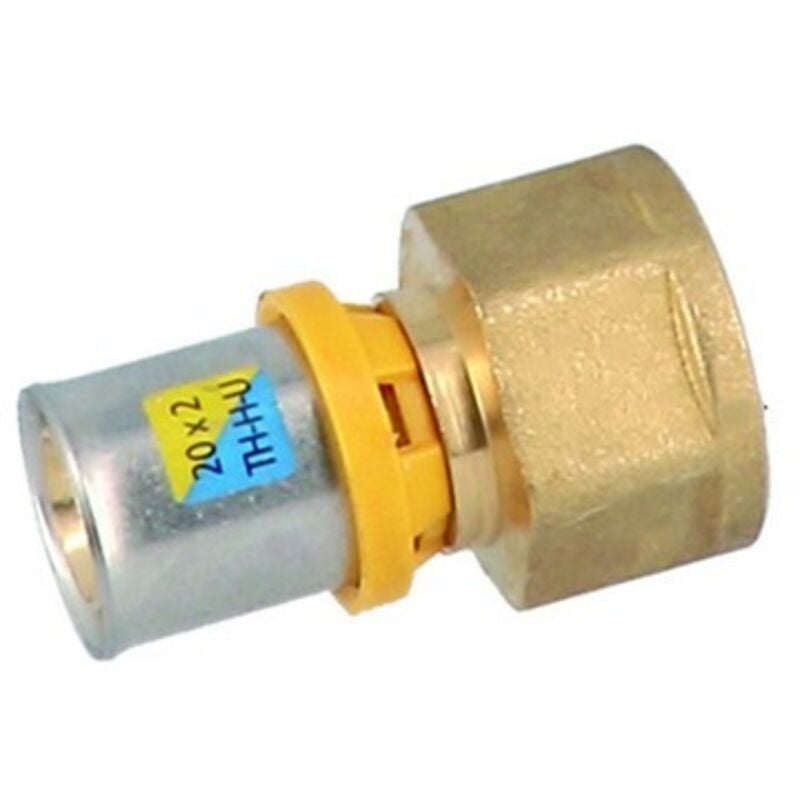 foto del prodotto raccordo diritto femmina a pressare per multistrato 1 2 x 20 -conf