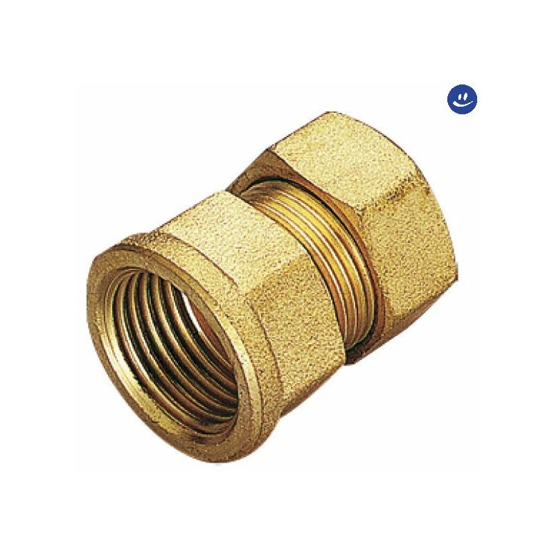 foto del prodotto raccordo diritto femmina con tenuta o-ring per tubo rame modello 1300 1 2 10 tiemme