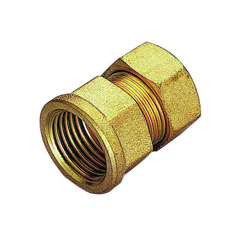 foto del prodotto raccordo diritto femmina con tenuta o-ring per tubo rame modello 1300 1/2 10 tiemme raccorderie spa