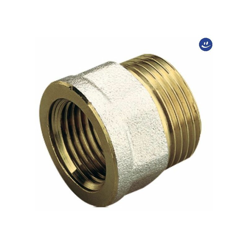 foto del prodotto raccordo diritto femmina in ottone giallo modello waterblock-gn 1 2 tiemme