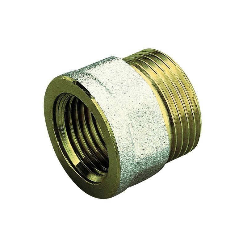 foto del prodotto raccordo diritto femmina in ottone giallo modello waterblock-gn 3 4'x1 2' 16 tiemme raccorderie spa