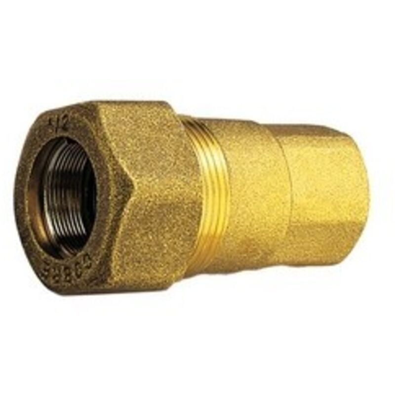 foto del prodotto raccordo diritto femmina per la riparazione di tubi in acciaio 1 2 -conf