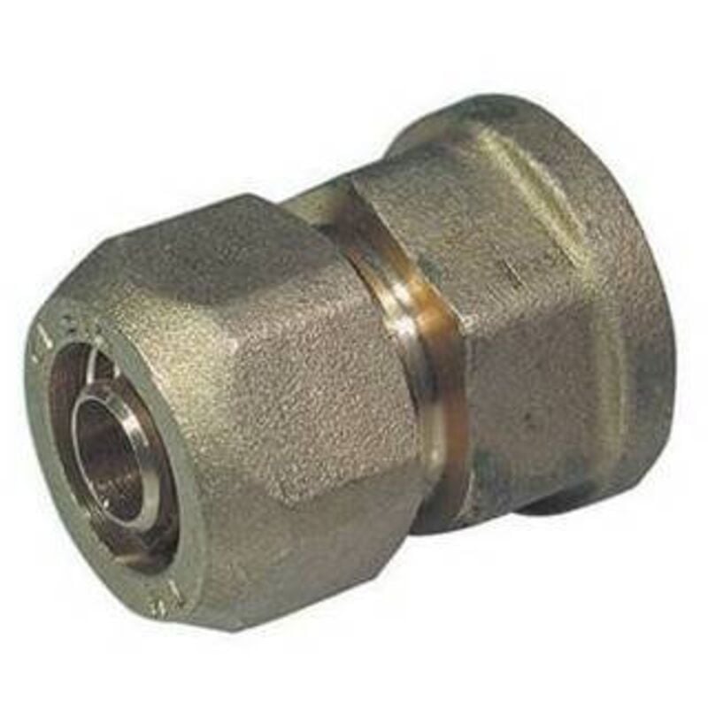 foto del prodotto raccordo diritto femmina per tubo cobra pex misura 1 2 x 16x2,2