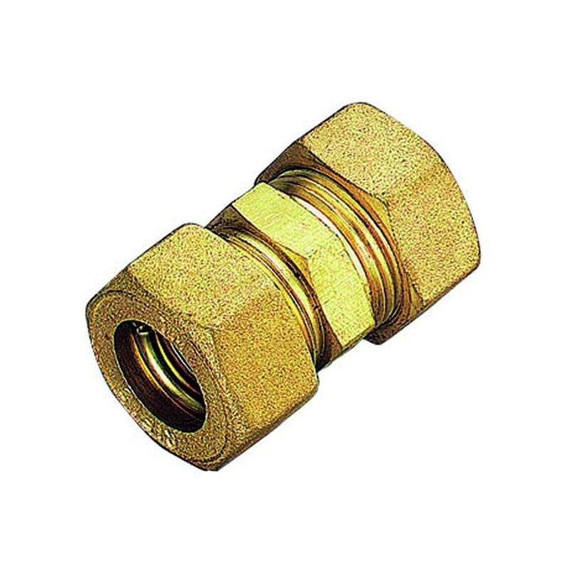 foto del prodotto raccordo diritto intermedio con tenuta o ring per tubo rame modello 1300 10 tiemme raccorderie spa