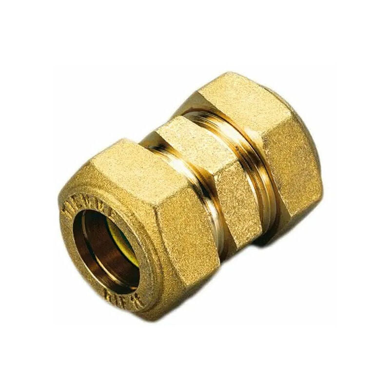 foto del prodotto raccordo diritto intermedio per gas con tenuta o ring per tubo rame modello 1350 18 tiemme