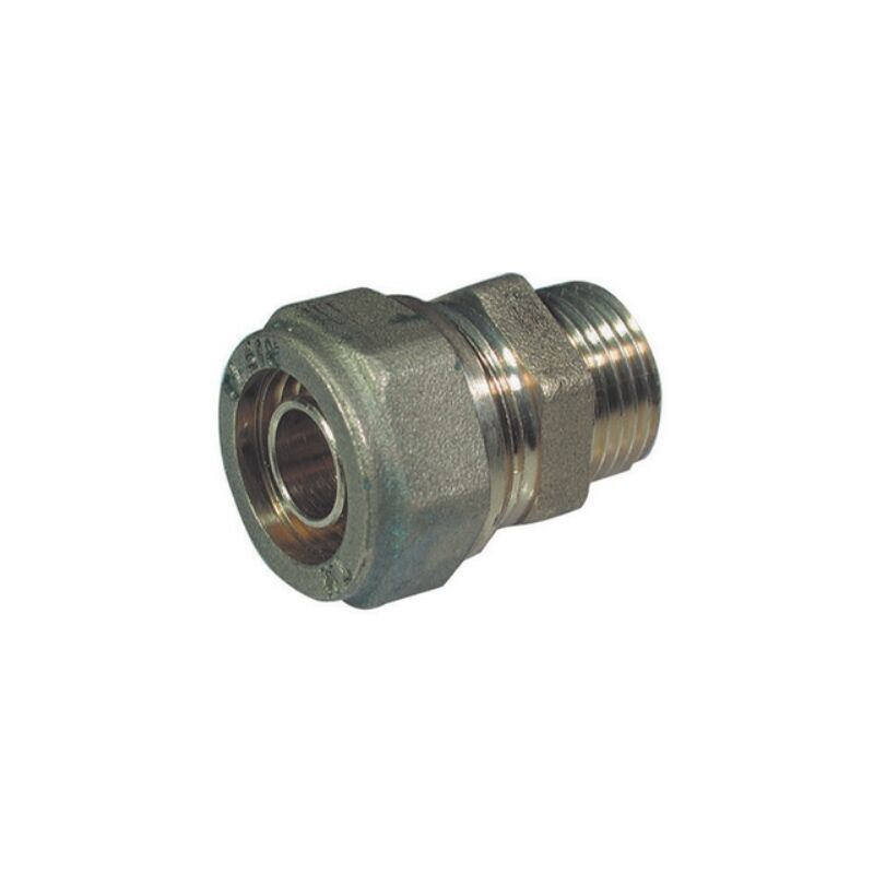 foto del prodotto raccordo diritto maschio per tubo cobra pex 1 2 x 18 tiemm e