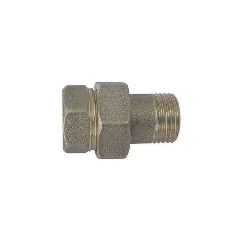 foto del prodotto raccordo diritto mf 3 pezzi ottone giallo 11 2
