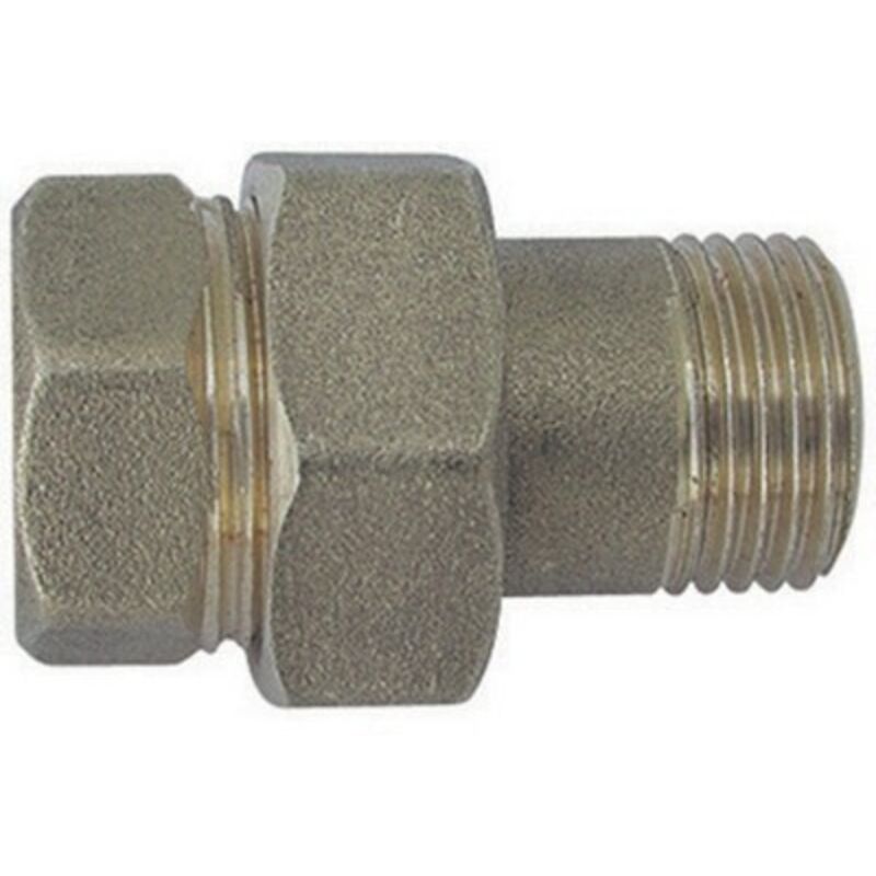 foto del prodotto raccordo diritto mf 3 pezzi ottone giallo 2