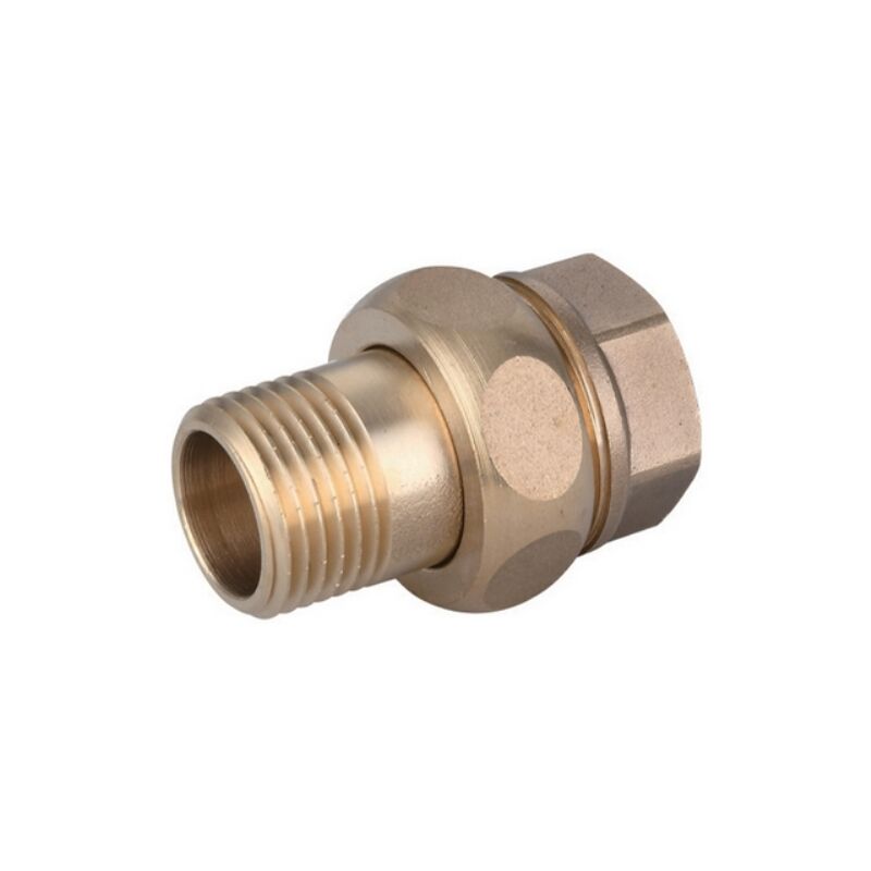 foto del prodotto raccordo diritto mf 3 pezzi ottone giallo ibp 3 4 ibp