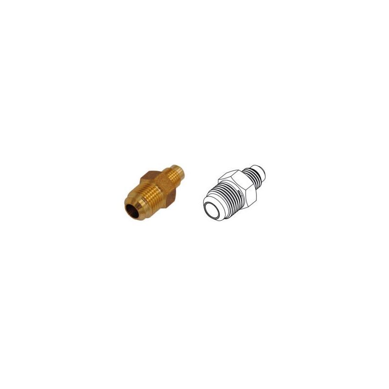 foto del prodotto raccordo diritto ottone 1 4 x3 8 sae per tubi in rame 00000011340
