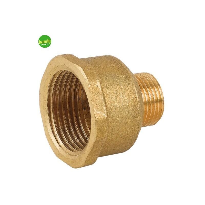 foto del prodotto raccordo diritto ridotto maschio femmina in ottone giallo serie c023 f 1 x m 1 2 rinaldi e pettinaroli
