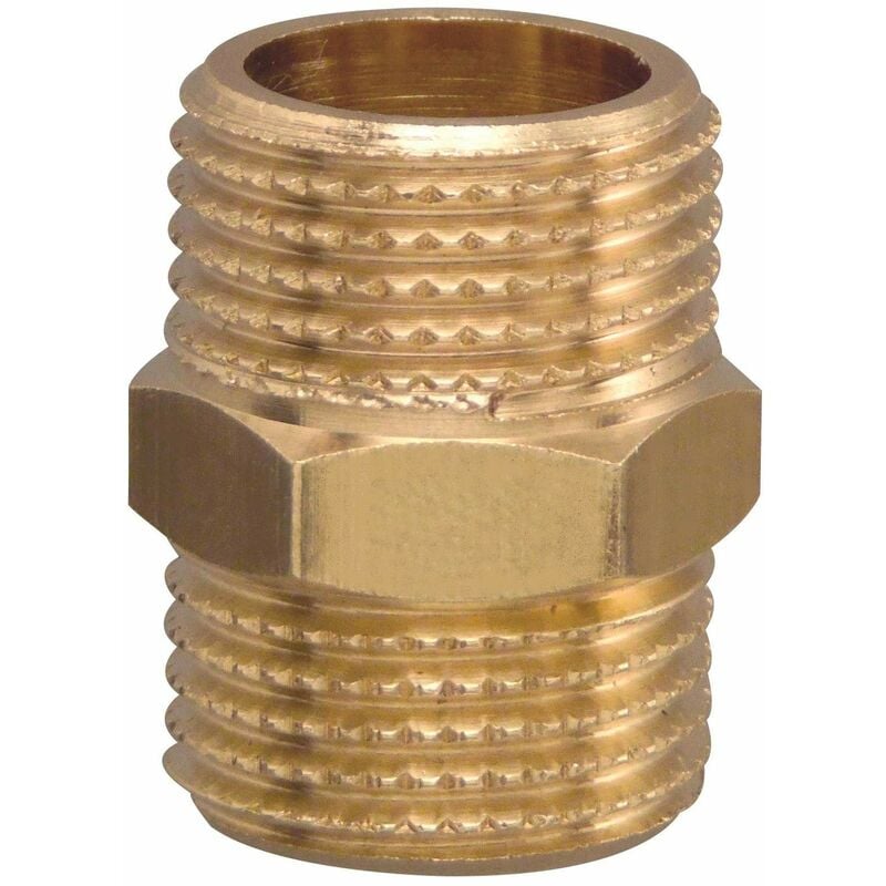 foto del prodotto raccordo doppia filettatura nipples fp pattaroni f001 cromo - 1 2'