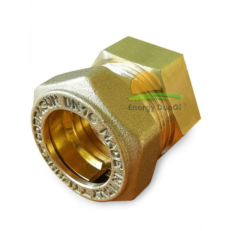 foto del prodotto raccordo dritto ad innesto rapido cobrasun dn16 x 3/4"" f per tubo corrugato dn16 x 3/4"" f