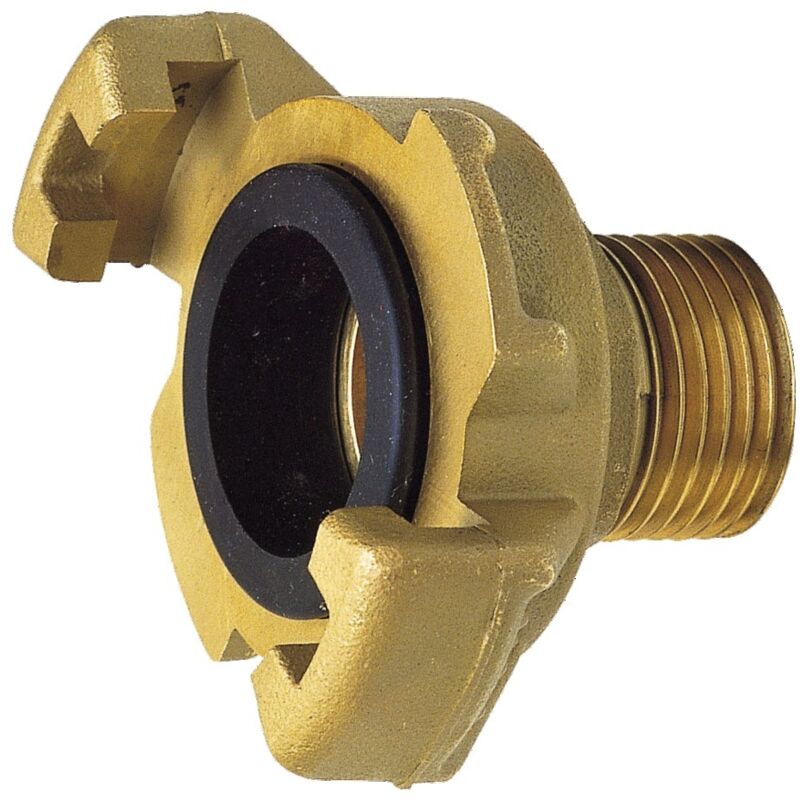 foto del prodotto raccordo express in ottone 41mm - guarnizione nbr - maschio bsp 15x21