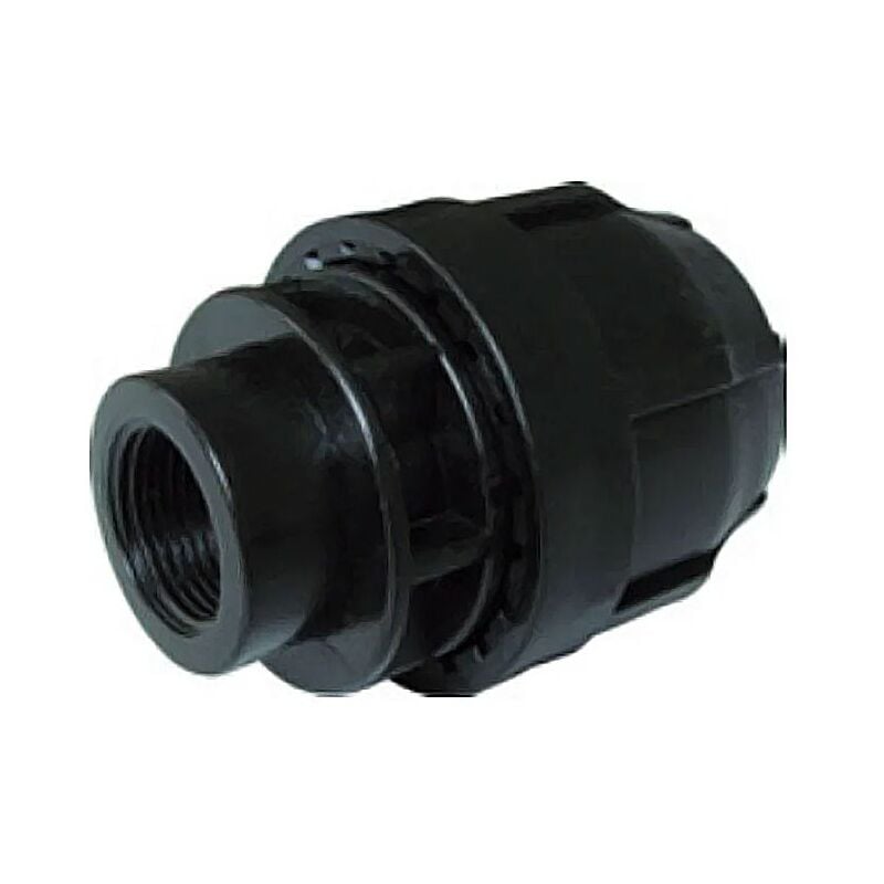 foto del prodotto raccordo filettato diritto nupi femmina diametro 63 mm 2 in pe 10krff6320