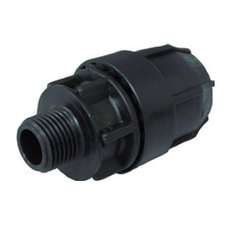 immagine 0 del prodotto raccordo filettato diritto nupi maschio diametro 20 mm 1 2 in pe 10krfm2012