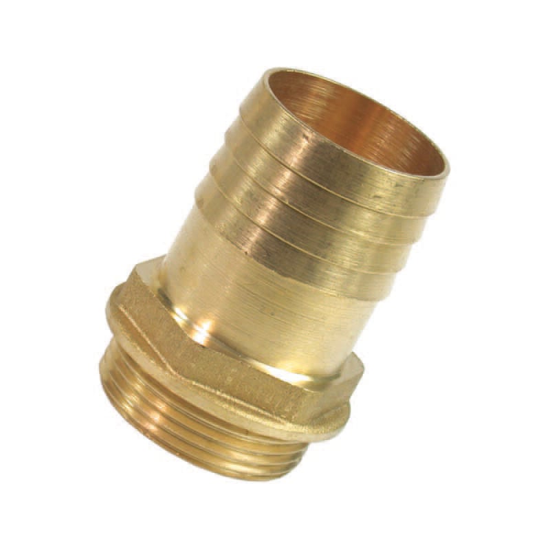 foto del prodotto raccordo filettato e portagomma in ottone filetto m 11 4 portagomma mm.40