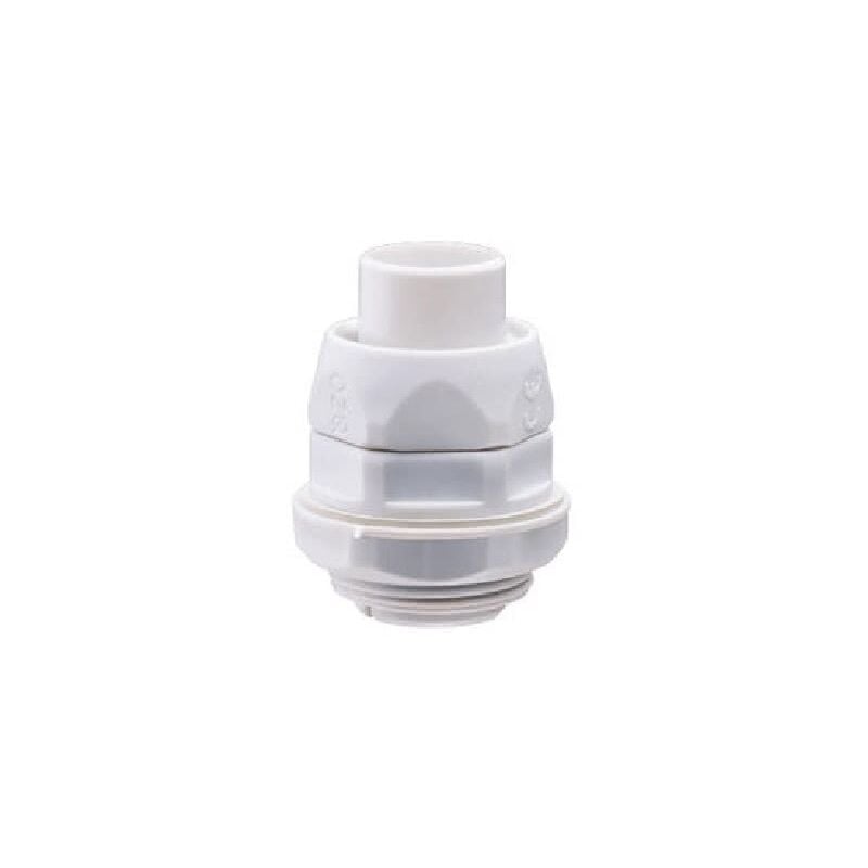 foto del prodotto raccordo girevole diritto ip54 grigioral 7035 diametro guaina 12 mm