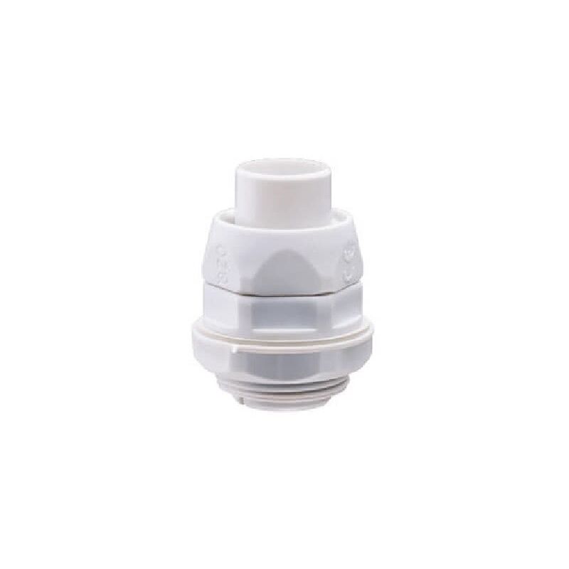 foto del prodotto raccordo girevole diritto ip54 grigioral 7035 diametro guaina 16 mm
