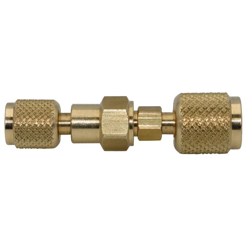 foto del prodotto raccordo girevole per pompa 1 4 sae f x 3 8 sae f idrhaus