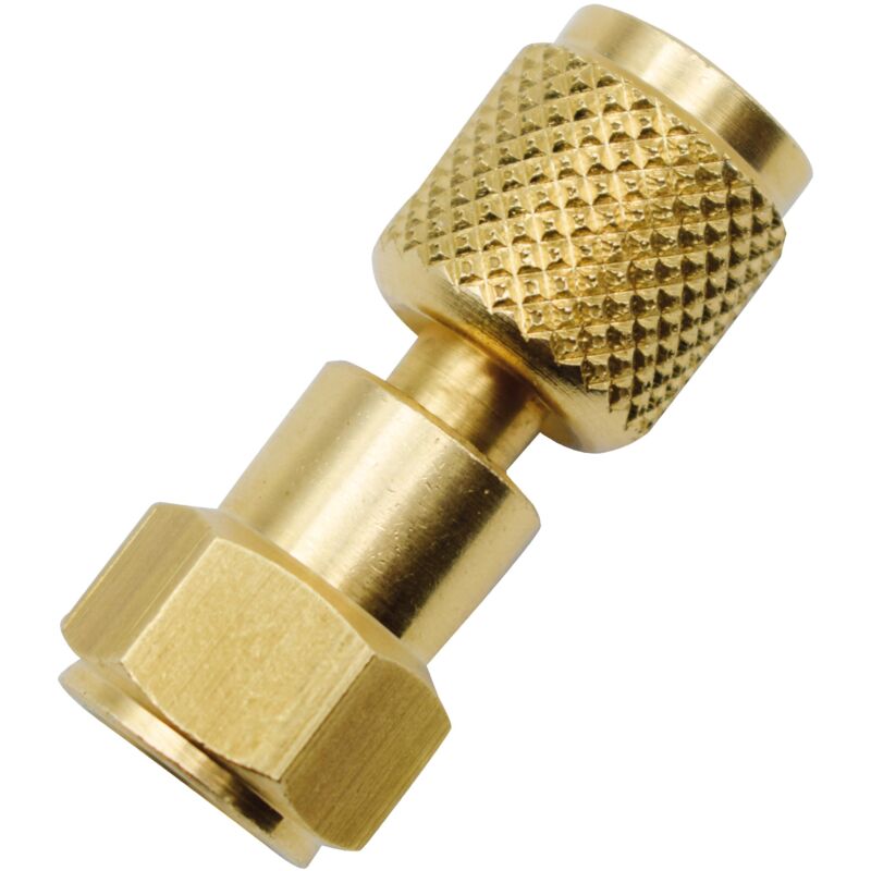 foto del prodotto raccordo girevole per tubi flessibili 1 4 f x 1 4 f sae idrhaus