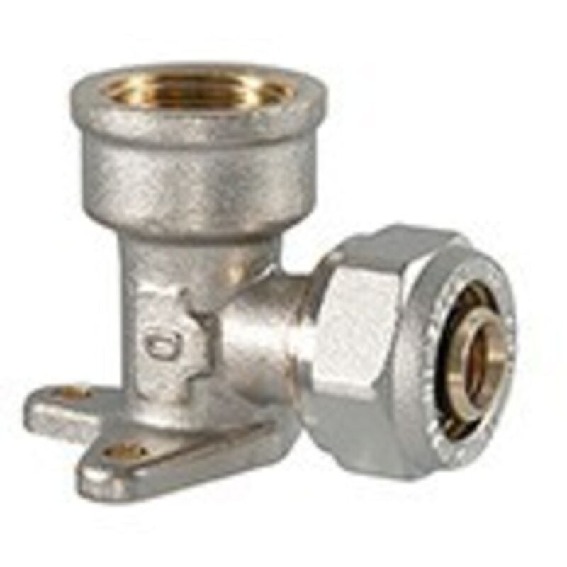 foto del prodotto raccordo gomito femmina a staffa 3 4 x 20