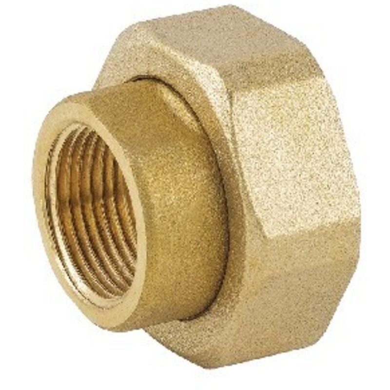 foto del prodotto raccordo in 2 pz ff per pompa con guarnizione 1 2 x 11 4