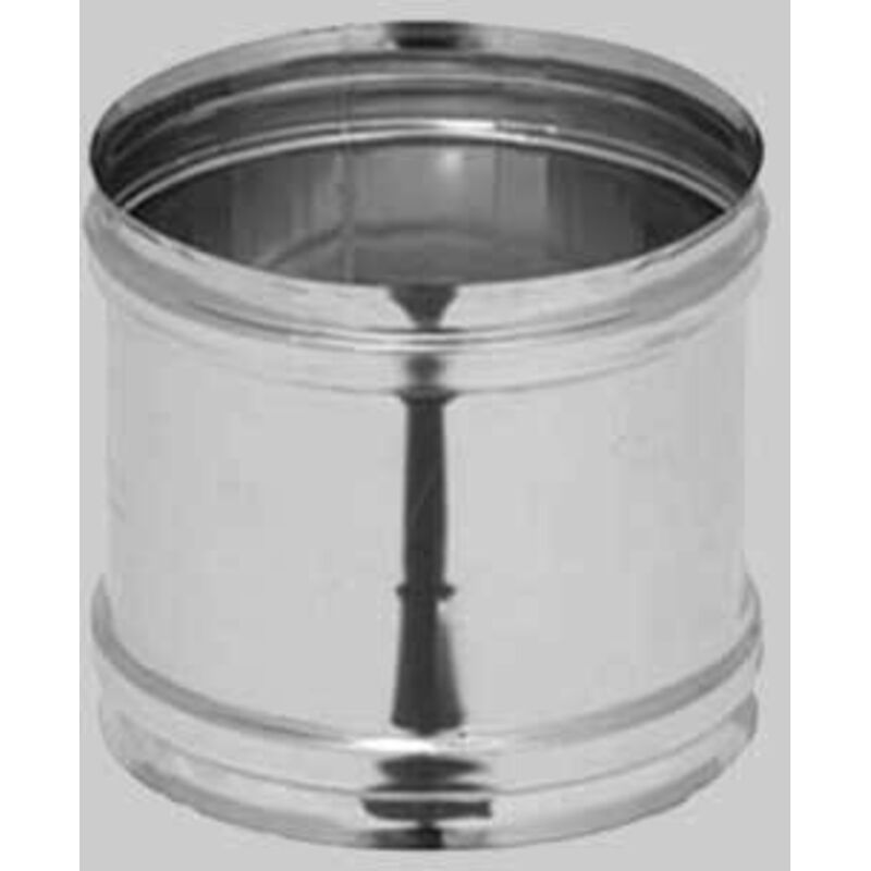 foto del prodotto raccordo in acciaio inox f f aisi 304 monoparete spessore mm.0,5 - ff mm.140