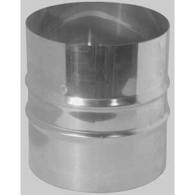 foto del prodotto raccordo in acciaio inox m m aisi 304 monoparete spessore mm.0,5 mm mm.130