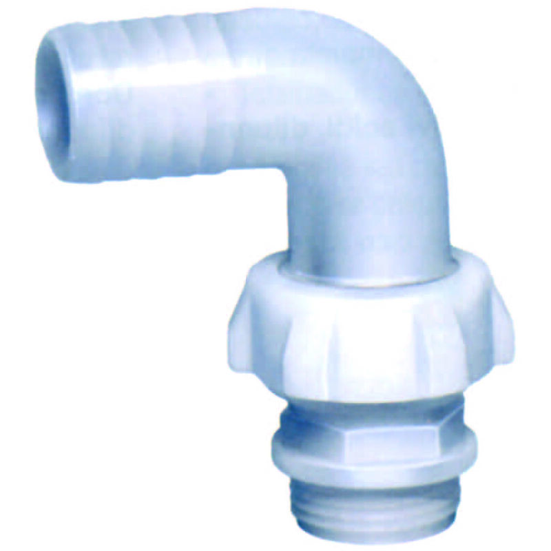 foto del prodotto raccordo in nylon curvo portagomma a 3 pezzi per pompe m 11 4 x mm.30