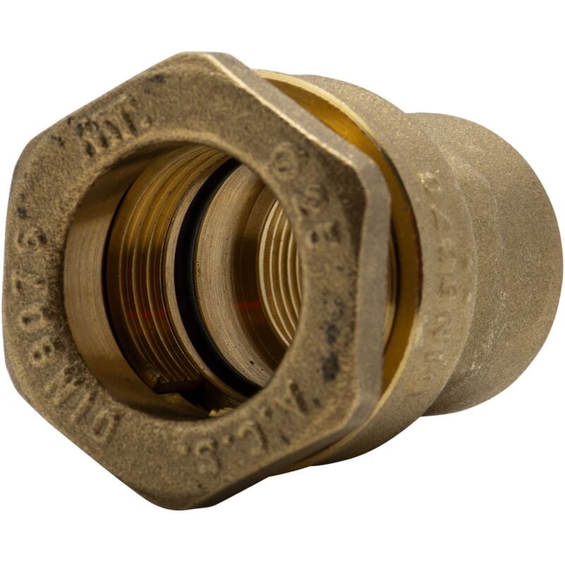 foto del prodotto raccordo in ottone dritto femmina d25 3 4