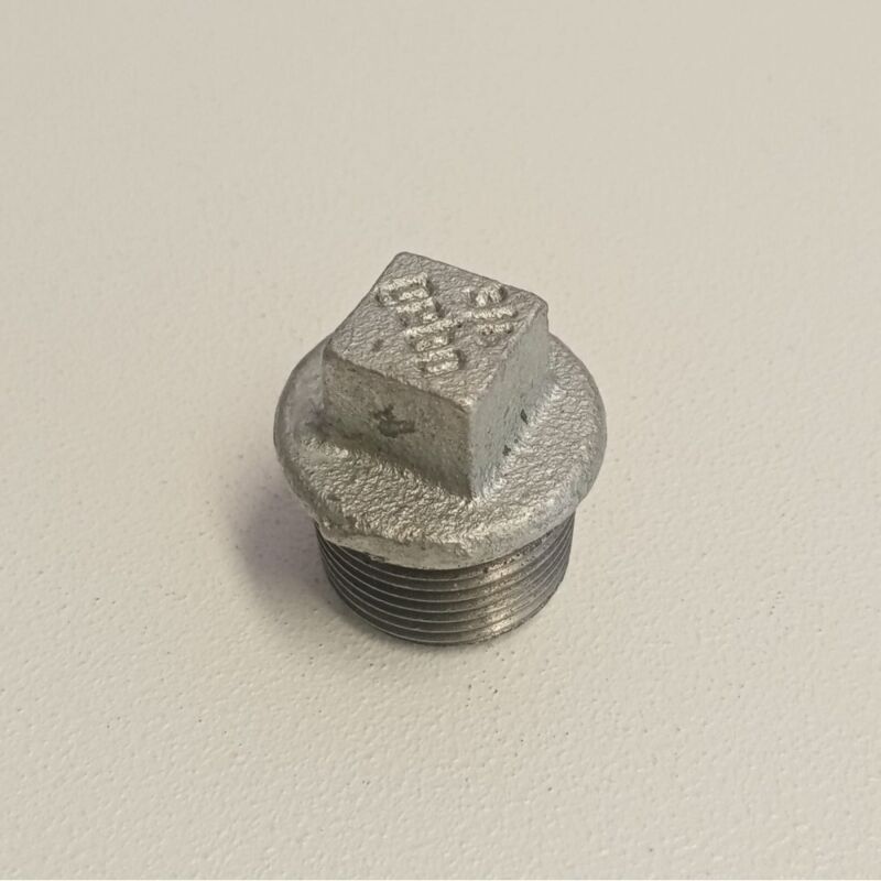 foto del prodotto raccordo m 1 1 2 tappo di ghisa zincata malleabile
