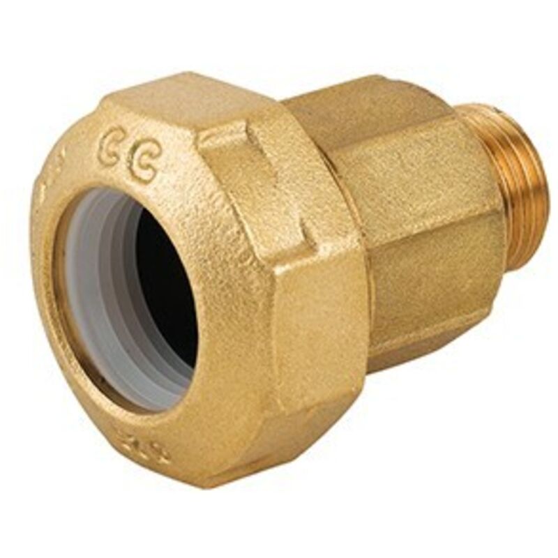 foto del prodotto raccordo maschio ridotto in ottone per tubo pe 1 x 40