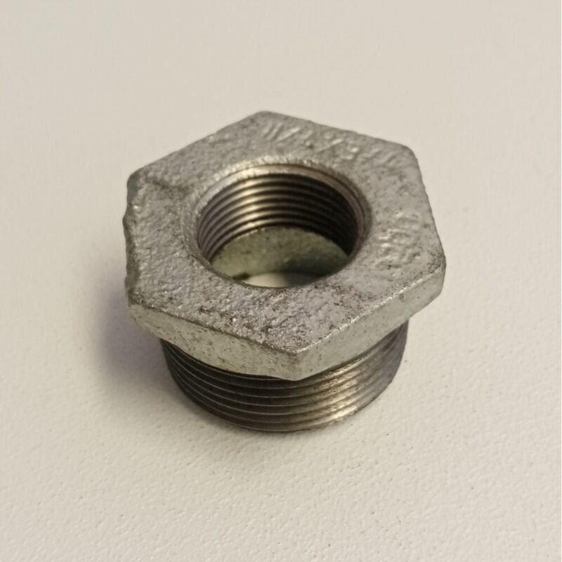 foto del prodotto raccordo mf 1 1 2x1 1 4 riduzione ghisa zincata malleabile