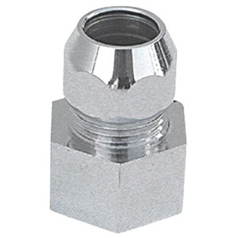 foto del prodotto raccordo mf con dado conico cromato 3 8 x 3 8 diam. 10