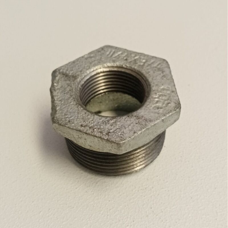 foto del prodotto raccordo mf da 2 x1 riduzione ghisa zincata malleabile