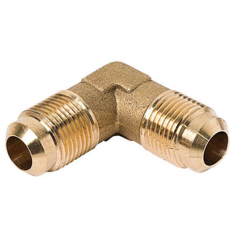 foto del prodotto raccordo niplex ottone a gomito da 1 4 per tubo rame climatizzatore