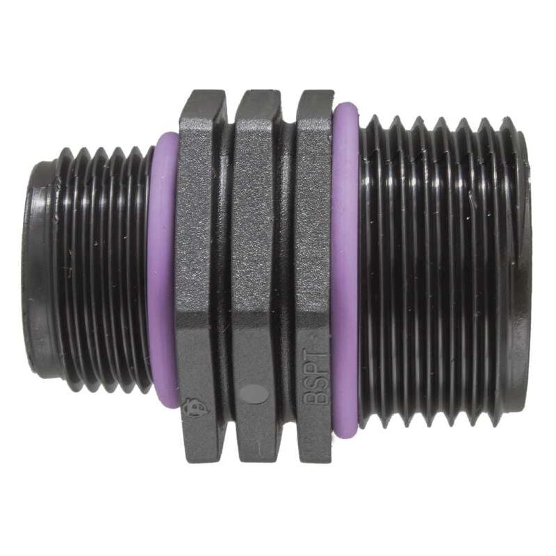 foto del prodotto raccordo nipplo in pp ridotto 3 4 mx1 2 m con oring