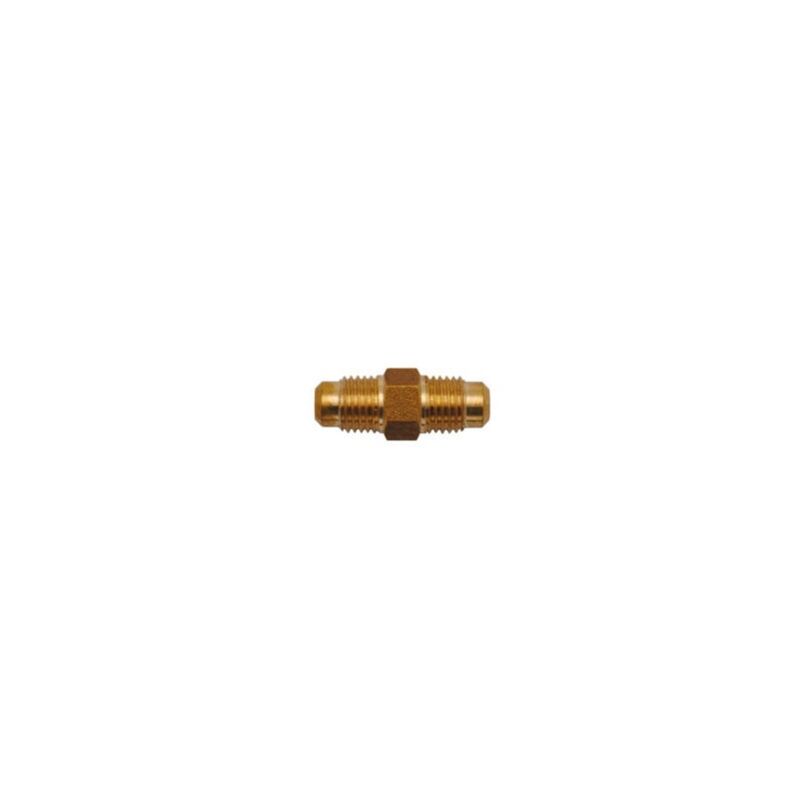 foto del prodotto raccordo ottone diritto 1 4 x1 4 sae per tubi rame 00000011330
