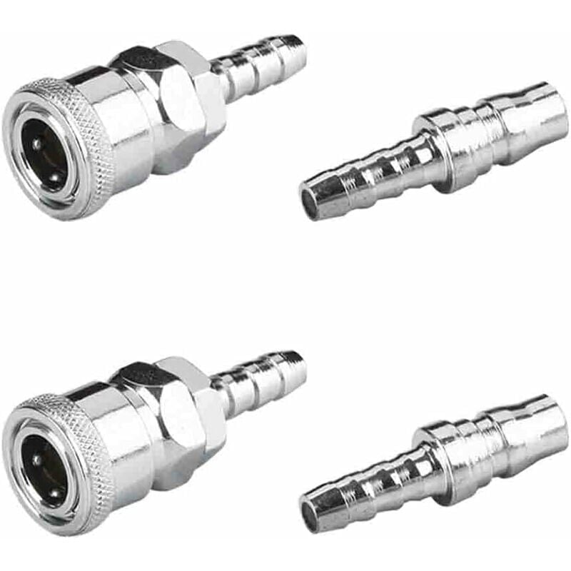 foto del prodotto raccordo per compressore 4 pezzi ugello pneumatico ugello per tubo flessibile ugello per tubo flessibile del gas compressore raccordo rapido