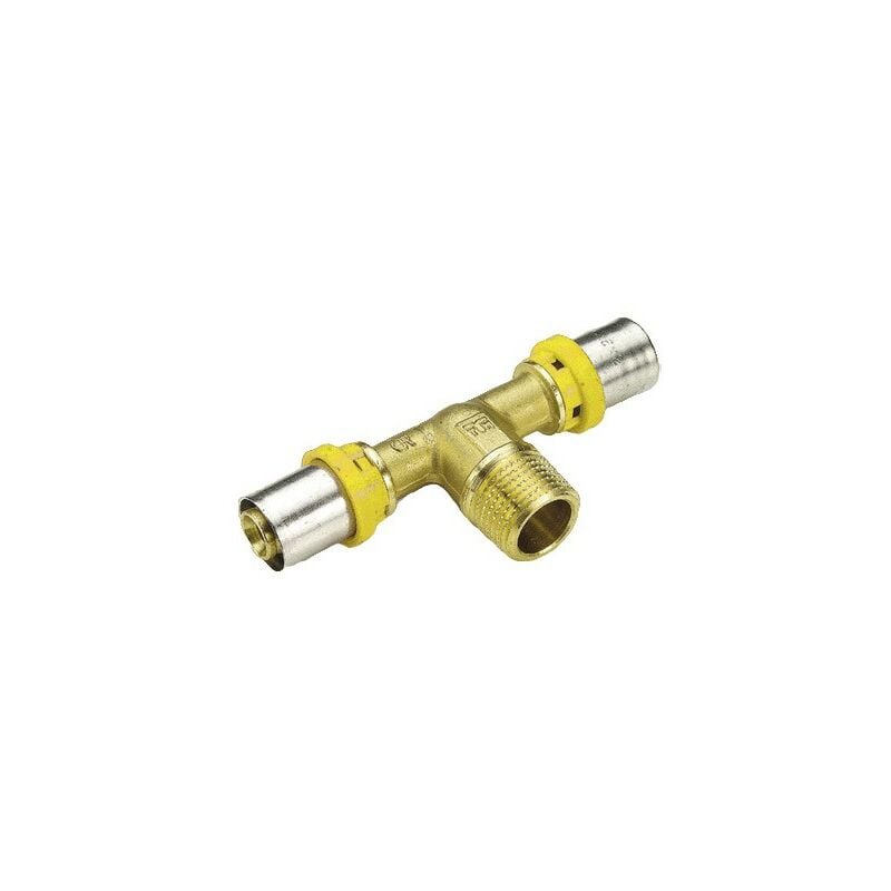 foto del prodotto raccordo per gas tee maschio 16 x 1 2 x 16