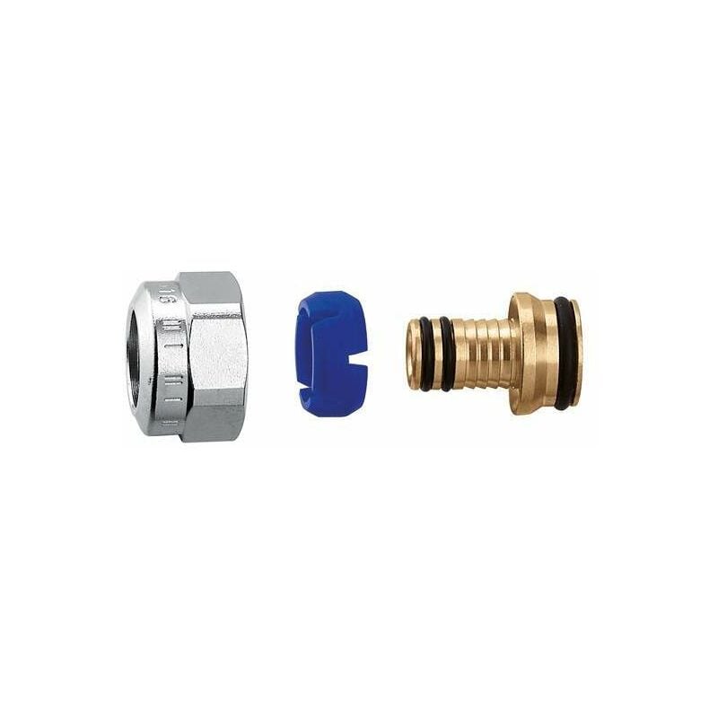 foto del prodotto raccordo per tubi multistrato darcal caleffi 6790 6791 cromo 23 p.1,5 16x2