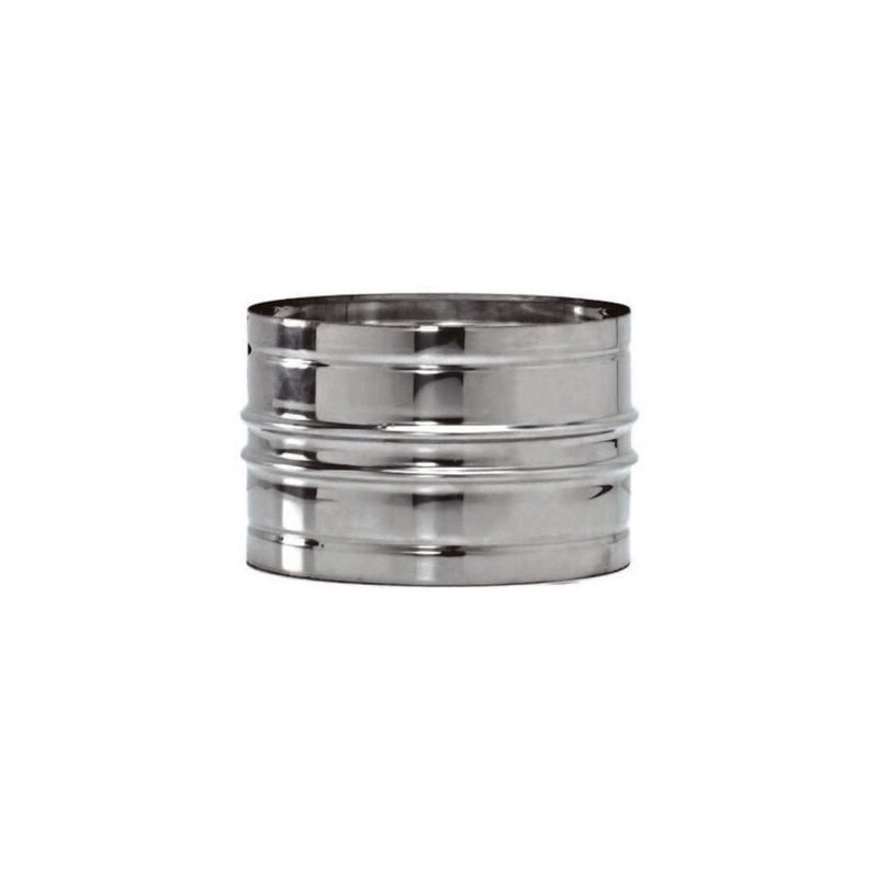 foto del prodotto raccordo per tubo acciaio inox m m 304 monoparete spessore mm.0,5 mm mm.150